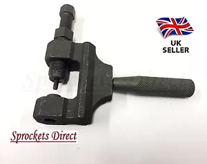 Heavy Duty Motorcycle Chain Breaker Enduro Quad ATV Kart Chain Tool with 2 Pins - Picture 1 of 3