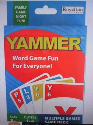 Yammer Word Card Game Fun Family Word Game for Adults Kids Game Night NEW SEALED - Image 1 of 2