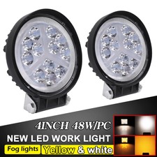 2X 4INCH 48W Led Lights Spot Motorbike YFZ450 Banshee 350 YFZ350 Kawasaki KLX250