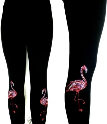 Flamencos Bling Capri Yoga Regular Talla Única Negros Foto 1 de 4