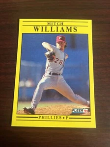 1991 Fleer Update Mitch Williams #U-110 Philadelphia Phillies NM-MINT - Picture 1 of 1