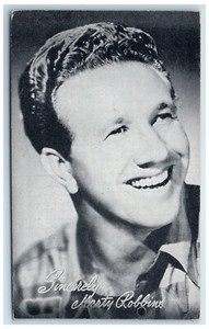 Marty Robbins American Singer Songwriter And Actor Studio Exhibit Arcade Card