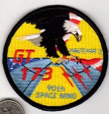 Air Force 90 Space Wing Squadron Patch GT173 MINUTEMAN
