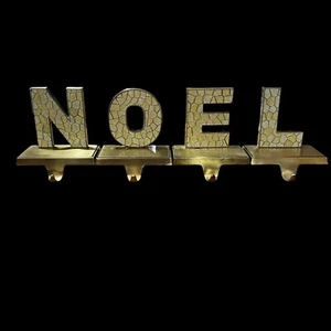 Weihnachten Noel Haken schwer gewichtet Weihnachtshalter Kaminsims Strumpf Aufhänger Lot 4 - Bild 1 von 15