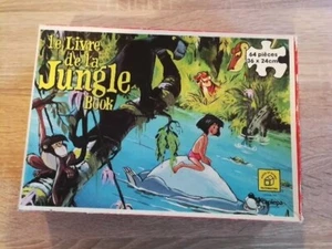 Rare Vintage Année 70 Puzzle Waddingtons Disney Le Livre De La Jungle Réf.732102 - Photo 1/9