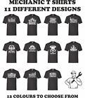 Mechaniker T-Shirts 11 verschiedene Designs zur Auswahl small-3XL 12 Farben