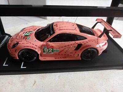 IXO MODELS 1/18 PORSCHE 911 GT3 RSR #92 Christensen/Estre/Vanthoor Le Mans 2018 - Immagine 1 di 4