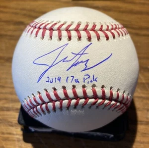 Jackson Rutledge ROOKIE HANDSIGNIERT Major League Baseball + Draft Inschrift! - Bild 1 von 2