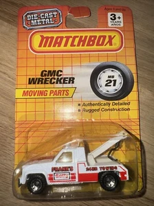 1987 MB21 GMC Wrecker, Franks, White Red, Advertising Special, 1992 Sealed - Picture 1 of 3