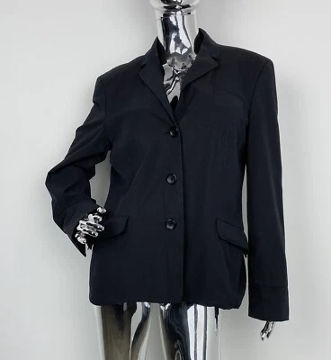 Blazer chaqueta elástica negra talla 40 Srenesse Foto 1 de 4