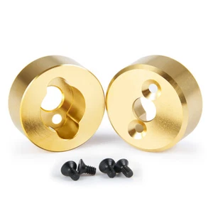 2Pcs Messing Hinterachse Gegengewichte für 1/18 Traxxas TRX-4M RC Car Upgrade - Bild 1 von 7