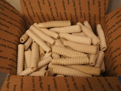 Lot of 25 NEW OLD STOCK SWORD GRIPS White Plastic for Navy Officer Sword - Image 1 of 3