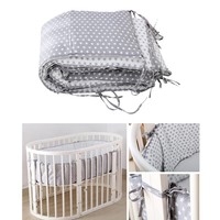 Tour De Lit Bebe Autour Du Lit 360x30cm Maille De Pare Chocs Pour Ebay