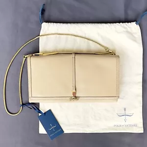 Pour La Victoire Leder wandelbare Tasche Jules Kette Schulter PLHB1236-270 Knochen - Bild 1 von 16