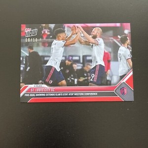 2023 Topps Now MLS 77 ST LOUIS CITY SC RED 6/10