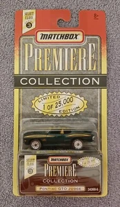 1995 Matchbox  Pontiac GTO Judge Premiere Collection 1 of 25,000 New in Package - Picture 1 of 2