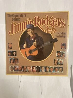 Rare Superstars Salute Jimmie Rodgers 2-LP- V/A - Willie Nelson, Waylon Jennings - Image 1 of 4