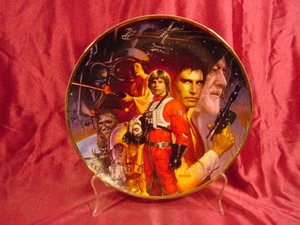 Targa Hamilton Trilogy Star Wars nuova con scatola certificato di autenticità - Foto 1 di 1