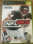 NFL 2K3 Microsoft Xbox Video Game Complete
