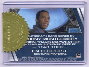 Star Trek: Enterprise Archive Series 2 MONTGOMERY Autograph / Costume Card MINT!
