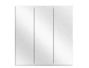 GB 24.4 in. W x 25.2 in. H Rectangular Medicine Cabinet with Mirror in Silver - Picture 1 of 2