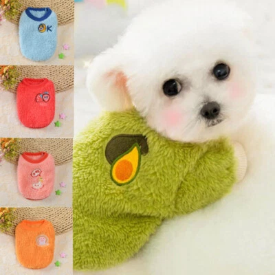 Winter Warm Pet Dog Clothes Soft Coat Puppy Kitten Clothing ChihuahuaOutfit Vest - Image 1 of 4