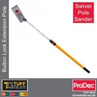 ProDec Sander Button Lock Extension Pole 2 - 4 Foot (1.2 M)/ Sander Swivel Pole