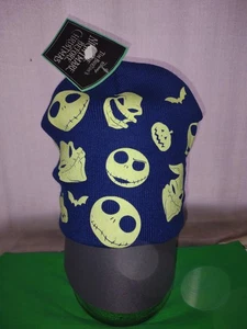 Disney A Nightmare Before Christmas Glow In The Dark Beanie *NEU* mit Etikett - Bild 1 von 1