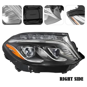 For Mercedes GLS166 2017-2019 Right Headlight LED Bulbs Pre-Installed USA - Foto 1 di 15