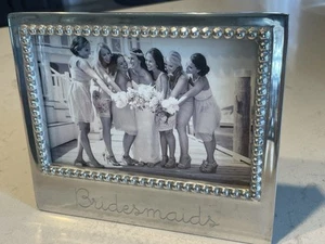Mariposa Frame Girlfriends - "Bridesmaids" - Beaded - 4 X 6 Photo Frame - Picture 1 of 9