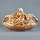 Blumenschale Jugendstil Pflanzenschale Gips 1.EH