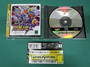 Sega Saturn -- Super Robot Wars F -- included spine card. *JAPAN GAME* SS. 18663 - Picture 1 of 11
