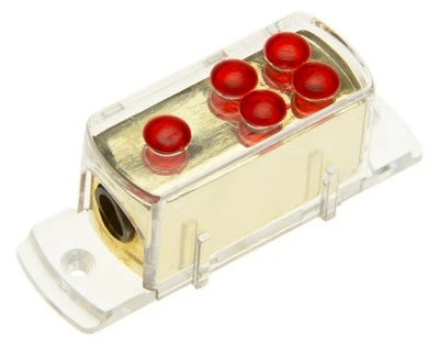 Power Cable Splitter Block 25mm² to 4x 10mm² for Car Vehicle HiFi Amplifier  - Image 1 of 4