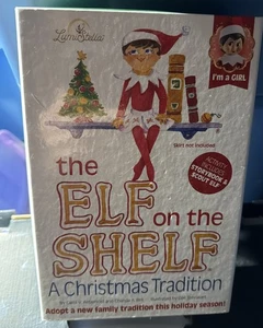 The Elf On The Shelf Blue Eyed and Dark Hair Girl Elf and Story Book Boxed Set - Picture 1 of 6