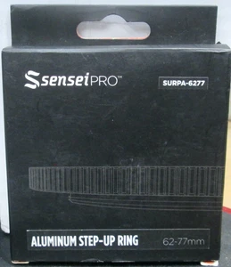 Anillo Step-Up Sensei PRO 62-77mm Aluminio - Nueva Caja Abierta - Imagen 1 de 3