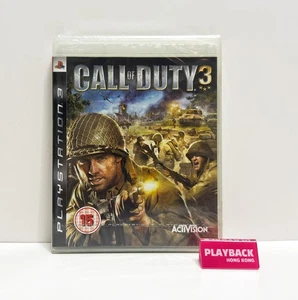 Call Of Duty 3 (Sony PlayStation 3, 2007) PAL Brand New Sealed Frist Print - Picture 1 of 4