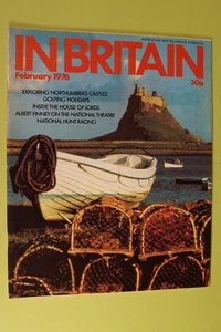 In Britain Magazine February 1976 Northumbrian Castles Albert Finney Tourism - Bild 1 von 9