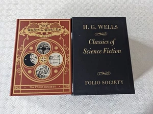 Folio Society Klassiker der Science Fiction 3 Bände Krieg der Welten H G Wells - Bild 1 von 6