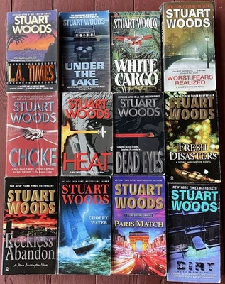 Lot of 12 Stuart Woods  Paperback Books / Standalone & Stone Barrington Foto 1 de 4