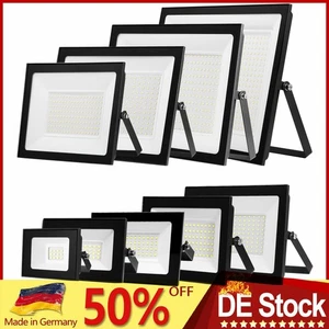 30w 50w 100w 200watt 50000LM LED Fluter Außen Strahler Scheinwerfer Baustrahler - Bild 1 von 24