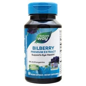 Nature's Way Bilberry Extract 80 MG Capsules 90 EA