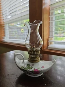 Vintage Small Genie Oil Lamp 6” Tall - Picture 1 of 3