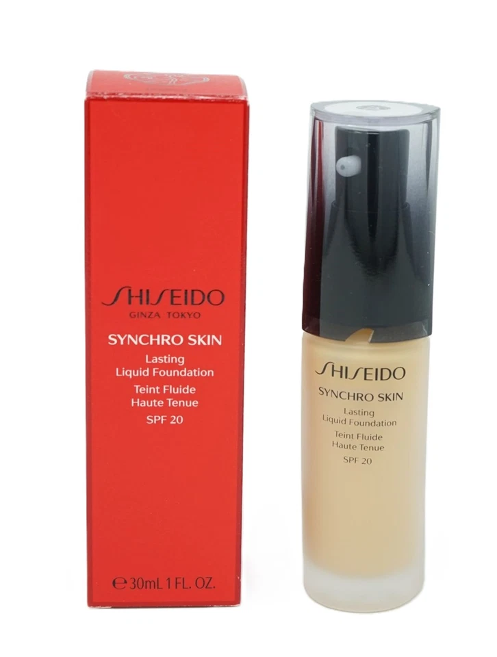 Shiseido Ginza Tokyo Sychro Skin Lasting Foundation SPF20 Golden 4 - Bild 1 von 1