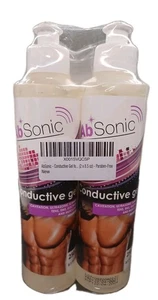 AbSonic Conductive Gel for Abs Stimulators Muscle Belts Ultrasonic 2 x 8.5 oz. - Picture 1 of 4