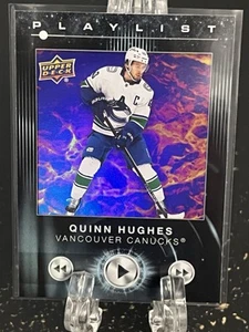 QUINN HUGHES----2024-25 UPPER DECK----PLAYLIST----CANUCKS - Bild 1 von 2