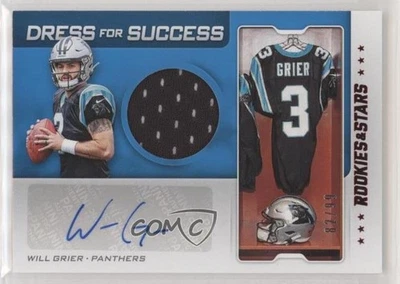2019 Panini Rookies & Stars Dress For Success /99 Will Grier #DFS-WG Auto RC - Image 1 of 2