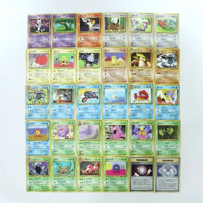Pokemon Card Lot of 30 Cards Vending Set Series 1 2 3 Old Back Vintage Japanese - Image 1 of 4