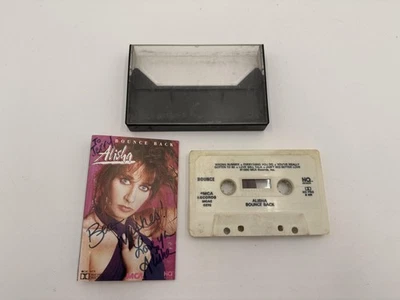 Vintage Alisha Bounce Back Cassette Tape Signed 1990 MCA Dance Pop Album Lyrics - Image 1 of 4