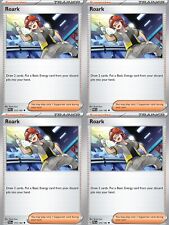 Pokemon Card Paradox Rift 4x Playset Roark 173/182 Trainer NM