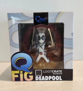 Qmx Q-Fig White Deadpool X-Force Lootcrate Exclusive Variant Figurine - Picture 1 of 7